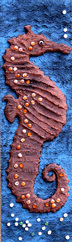 Tucker Stouch sea horse, hand carved seahorse, sea creature art, sea side wall decor, folk art, sea horse artwork, sea creature artist, mixed media artist, South Jersey artist, hand carved artwork